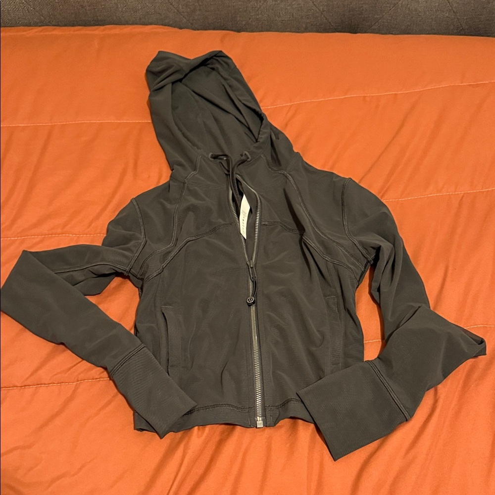lululemon athletica Women’s Hooded Utility Jacket in Charcoal